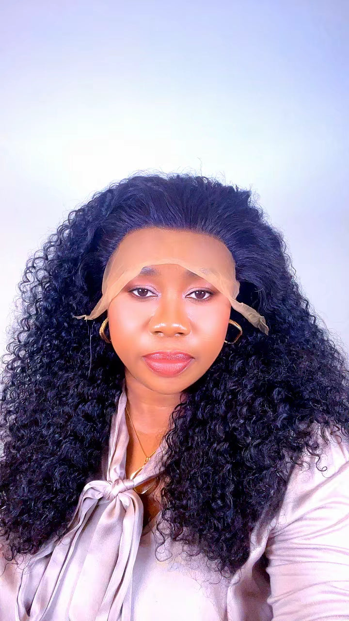 Deep Curly Wig – 20 Inches | 13×4 Frontal | 250% Density Nr 012