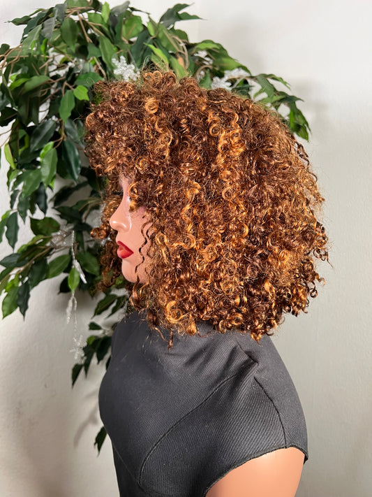 Fringe pixie wig