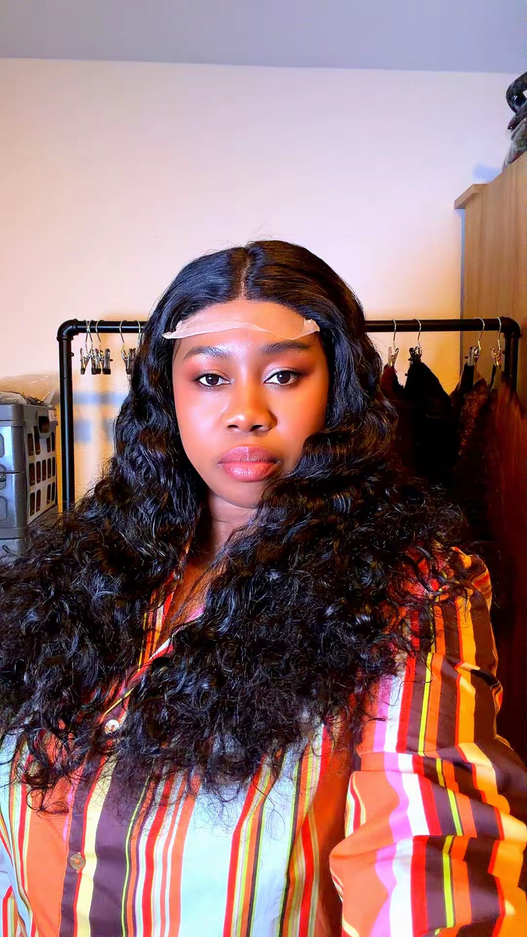 Deep Wave 24” Wig – 5x5 Closure | 300g Density | Black | Unit No. 078