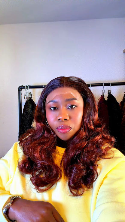 Bouncy  Curly 18inch Wig Unit with 5x5 HD Closure Nr 053