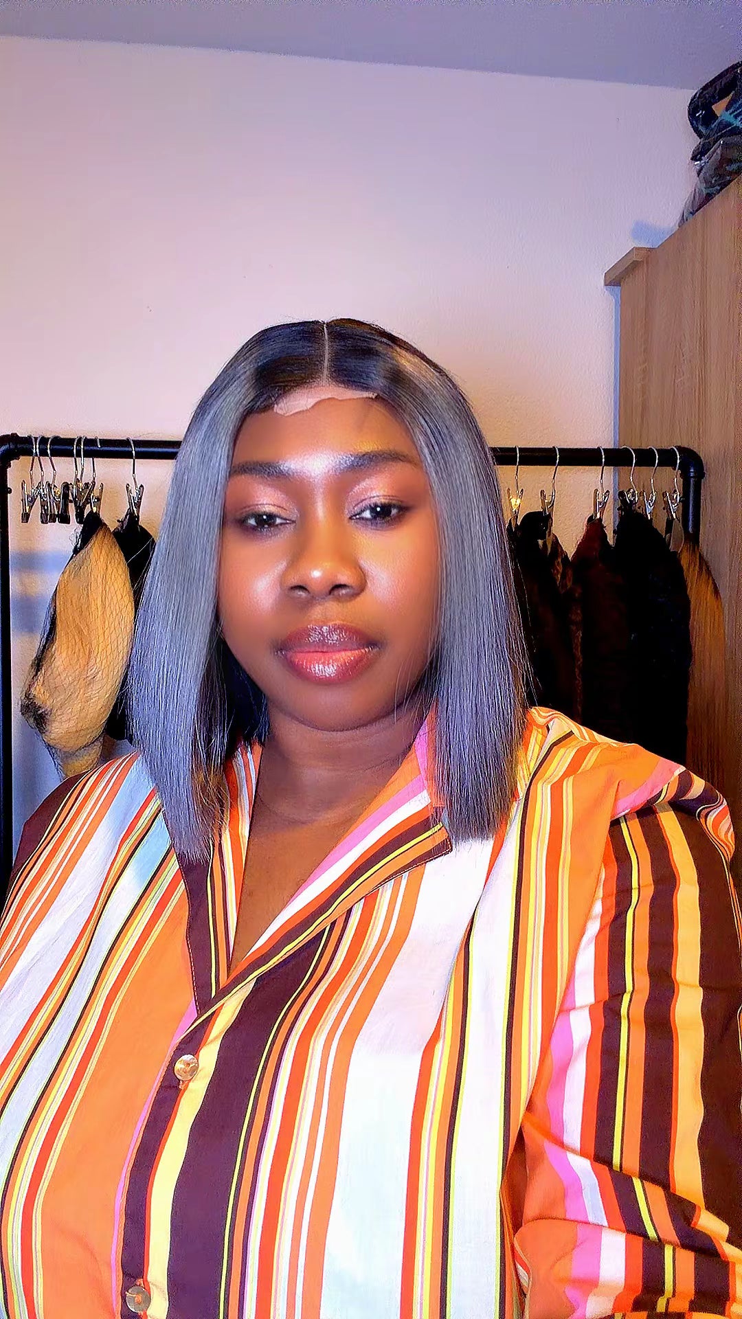 Straight Bob Wig – 2x6 Closure | 200g Density | Adjustable Band