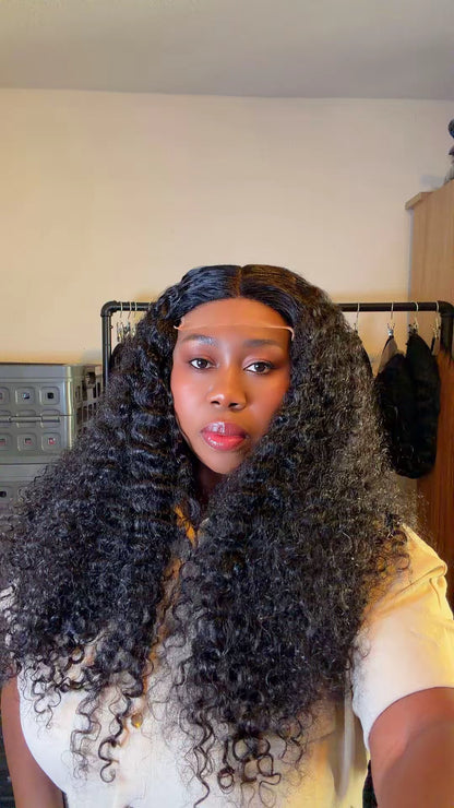 Luxury French Curls – 26 Inches with 5x5 Closure.  Nr 060
