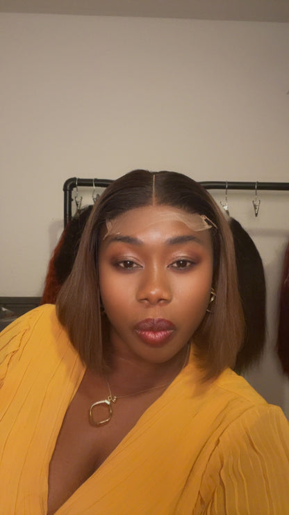 Vietnamese Single Donor Wig 10 Inches with 5x5 Closure V002