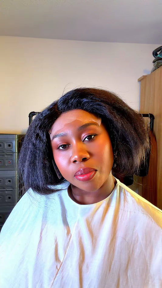 Kinky Straight – 10 Inches with 5x5 Closure Nr 063