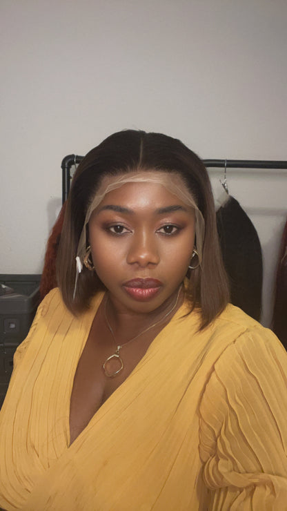 Vietnamese Single Donor Wig 10 Inches with 13x4 Frontal.  V001