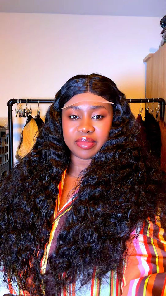 Natural Wave 26” Wig – 5x5 Closure | 350g Density | Black | Unit No. 074