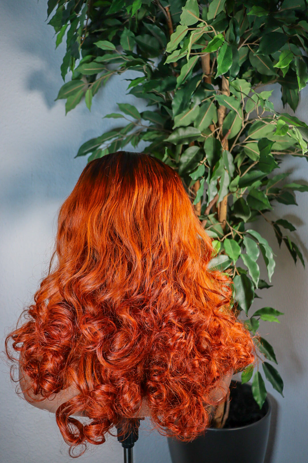 SDD Vietnamese Bouncy Curly Orange Brown root (5x5)