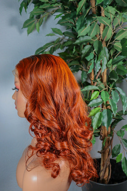 SDD Vietnamese Bouncy Curly Orange burnt (5x5)