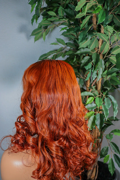 SDD Vietnamese Bouncy Curly Orange burnt (5x5)