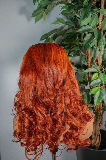 SDD Vietnamese Bouncy Curly Orange burnt (5x5)