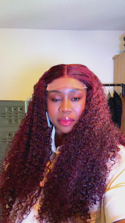 Luxury French Curls – 26 Inches with 5x5 Closure. Nr 068