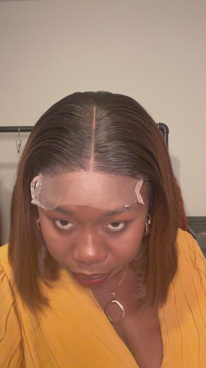 Vietnamese Single Donor Wig 10 Inches with 5x5 Closure V002