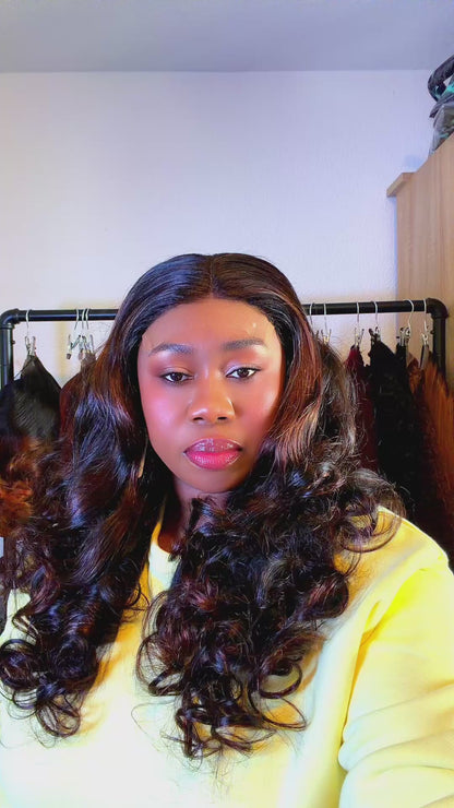 Bouncy Curly  24inch Wig Unit with 5x5 Closure. Nr 055