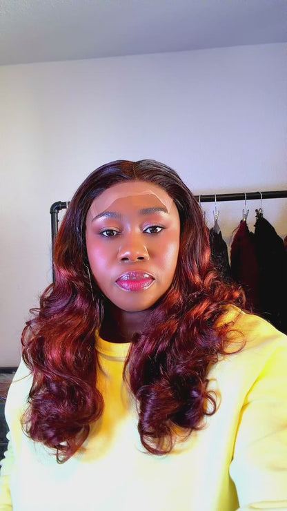 Bouncy  Curly 18inch Wig Unit with 5x5 HD Closure Nr 053