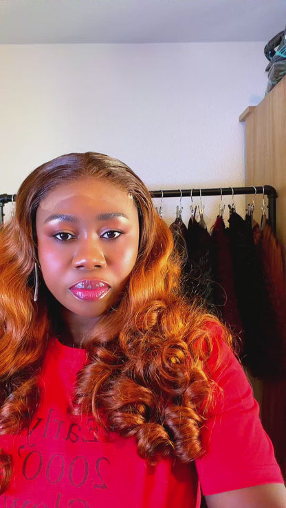 Bouncy Curly  24inch Wig Unit with 5x5 Closure Nr 047